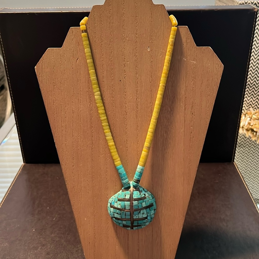 Turquoise & Sterling Necklace